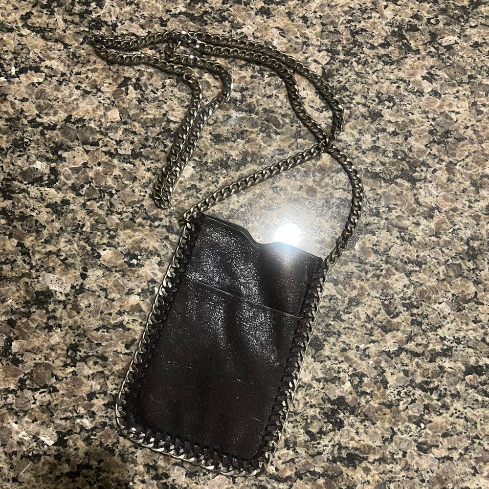 Black Chain Crossbody Bag
